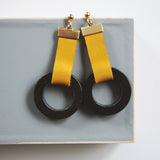 Yellow Onyx Earrings