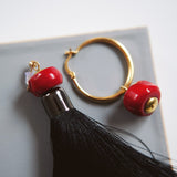 Black Tassels Earrings